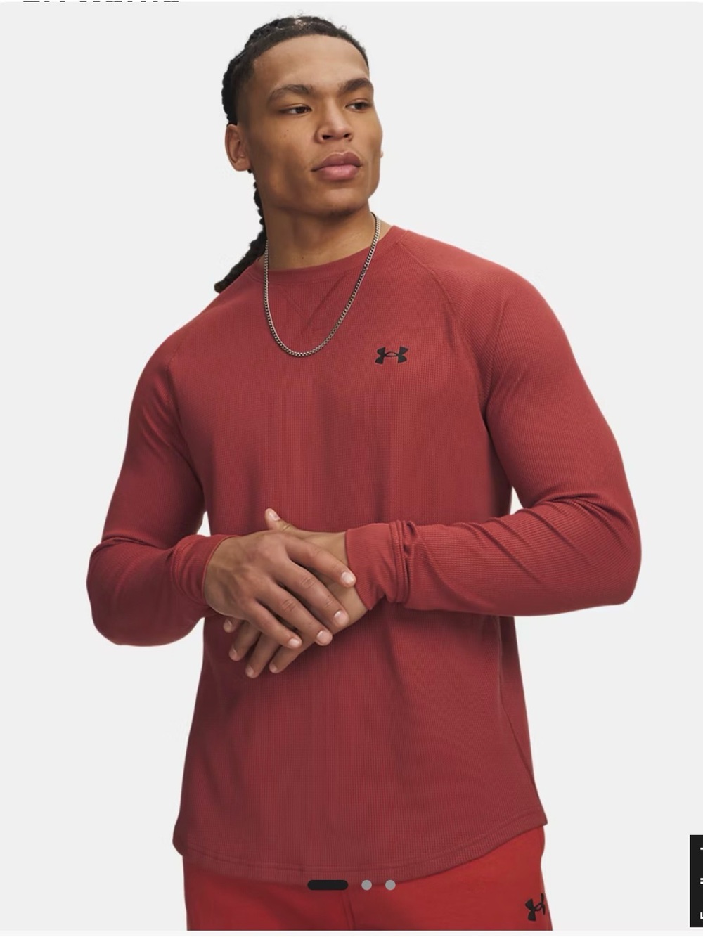 Under Armour Men's Waffle Performance Long Sleeve Shirt